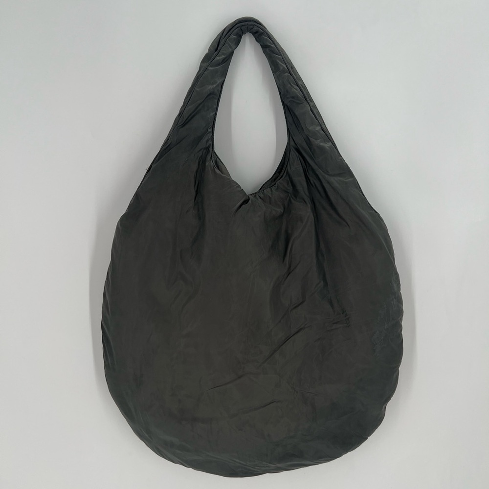 Cos Recycled Nylon Padded Oversized Large Shopper Bag In Grey